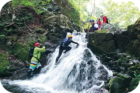 Mountain Stream Climbing